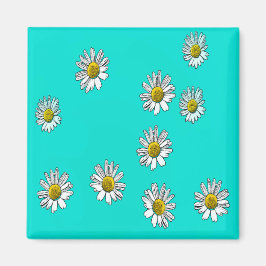 Daisies getekend magneet