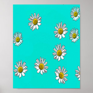 Daisies getekend poster