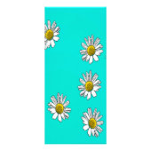 Daisies getekend reclamekaart (Voorkant)