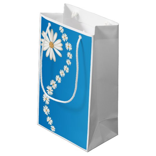 Daisies Gift Bag Klein Cadeauzakje (Achterkant Gekanteld)