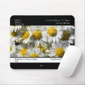 Daisies Gift Promo Mousepad HAMbyWG Muismat (Met muis)
