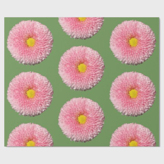 Daisies Glossy Wrapping Paper, 30 in x 6 ft Cadeaupapier (Vlak)