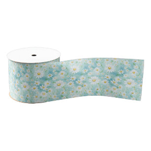 Daisies Grosgrain Ribbon Grosgrain Lint