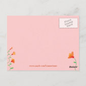 Daisies Happy Birthday Briefkaart (Achterkant)