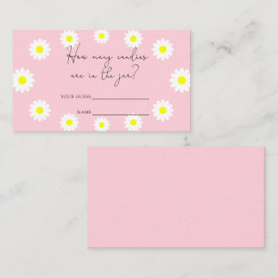 Daisies - Hoeveel snoepjes zijn er in de pot Informatiekaartje