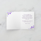 Daisies, Hope Faith Love Mom's Birthday Kaart (Binnen)