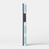Daisies Illustratief Patroon op Bord Blauw Case-Mate iPhone Case (Achterkant / Rechts)