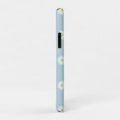 Daisies Illustratief Patroon op Bord Blauw Case-Mate iPhone Case (Achterkant/rechts)
