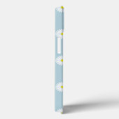 Daisies Illustratief Patroon op Bord Blauw Case-Mate iPhone Case (Achterkant / Rechts)