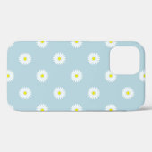 Daisies Illustratief Patroon op Bord Blauw Case-Mate iPhone Case (Achterkant (horizontaal))