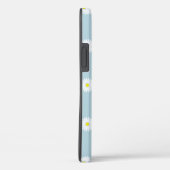 Daisies Illustratief Patroon op Bord Blauw Case-Mate iPhone Case (Achterkant / Rechts)