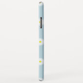 Daisies Illustratief Patroon op Bord Blauw Case-Mate iPhone Case (Achterkant/rechts)