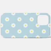 Daisies Illustratief Patroon op Bord Blauw Case-Mate iPhone Case (Achterkant (horizontaal))