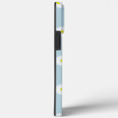 Daisies Illustratief Patroon op Bord Blauw Case-Mate iPhone Case (Achterkant / Rechts)