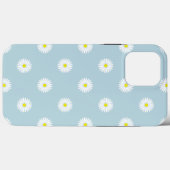 Daisies Illustratief Patroon op Bord Blauw Case-Mate iPhone Case (Achterkant (horizontaal))