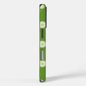 Daisies Illustratief Patroon op Groen Case-Mate iPhone Case (Achterkant / Rechts)
