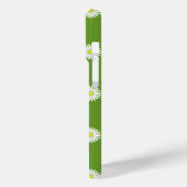 Daisies Illustratief Patroon op Groen Case-Mate iPhone Case (Achterkant / Links)