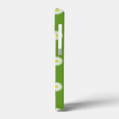 Daisies Illustratief Patroon op Groen Case-Mate iPhone Case (Achterkant / Links)
