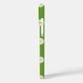 Daisies Illustratief Patroon op Groen Case-Mate iPhone Case (Achterkant / Links)
