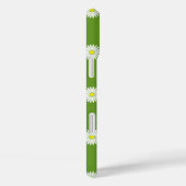 Daisies Illustratief Patroon op Groen Case-Mate iPhone Case (Achterkant / Rechts)