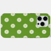 Daisies Illustratief Patroon op Groen Case-Mate iPhone Case (Achterkant (horizontaal))