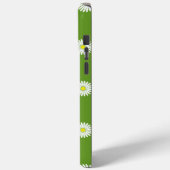 Daisies Illustratief Patroon op Groen Case-Mate iPhone Case (Achterkant / Links)