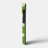 Daisies Illustratief Patroon op Groen Case-Mate iPhone Case (Achterkant / Links)