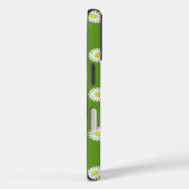 Daisies Illustratief Patroon op Groen Case-Mate iPhone Case (Achterkant / Rechts)