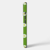 Daisies Illustratief Patroon op Groen Case-Mate iPhone Case (Achterkant / Links)