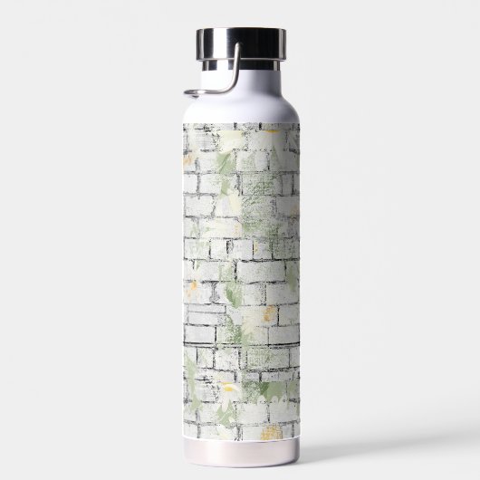Daisies in baksteenontwerp waterfles (Rechts)