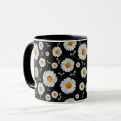 Daisies in Black Mok (Voorkant links)