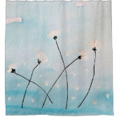 Daisies in de lucht douchegordijn (Voorkant)