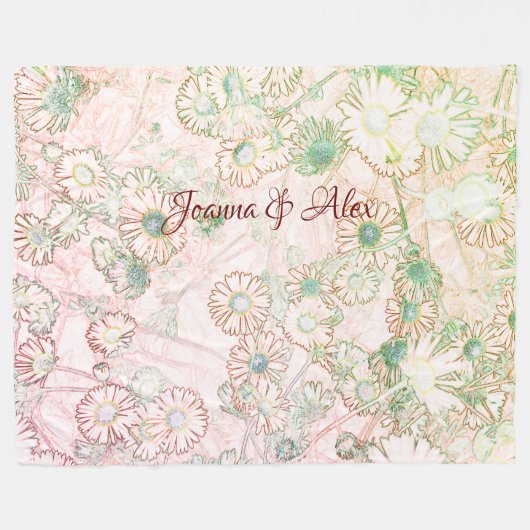 Daisies in de rode en groene deken (Voorkant (Horizontaal))