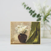 Daisies in een vaas, Paul Fisher Briefkaart (Staand voorkant)