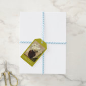 Daisies in een vaas, Paul Fisher Cadeaulabel (Met Touw)