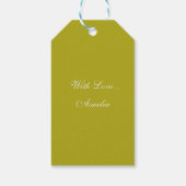 Daisies in een vaas, Paul Fisher Cadeaulabel (Achterkant)
