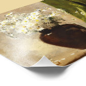 Daisies in een vaas, Paul Fisher Foto Afdruk (Hoek)