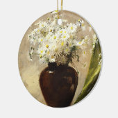 Daisies in een vaas, Paul Fisher Keramisch Ornament (Links)