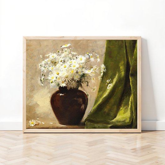 Daisies in een vaas, Paul Fisher Poster