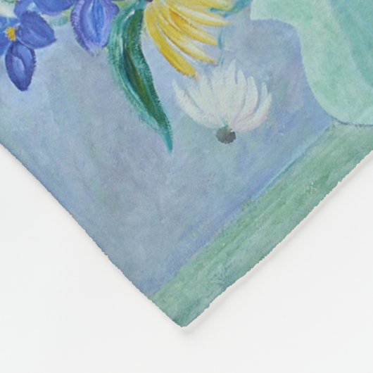 Daisies in een Vase Fleece Deken (Hoek)