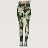 Daisies in een weide leggings (Voorkant)