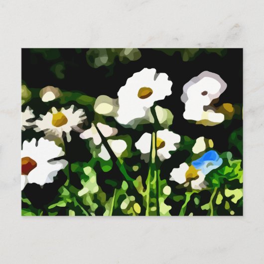 Daisies in het schilderij van Meadow Briefkaart (Voorkant)