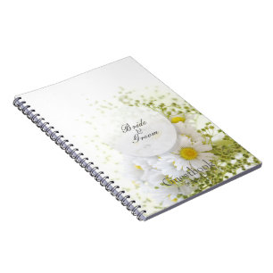 Daisies in Love- bewerkbaar gastenboek voor bruilo Notitieboek