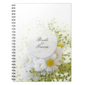 Daisies in Love- bewerkbaar gastenboek voor bruilo Notitieboek (Voorkant)