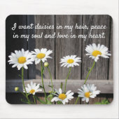 Daisies in mijn Hair Muismat (Voorkant)