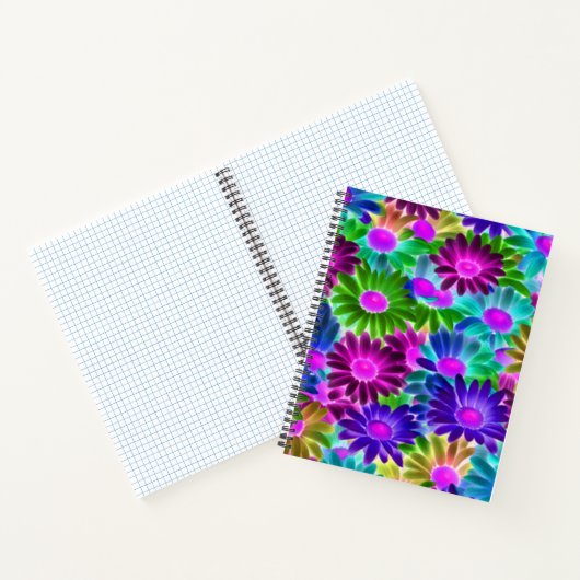 Daisies in Reverse #1 - Spiral Notitieboek (Binnen)