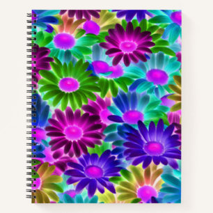 Daisies in Reverse #1 - Spiral Notitieboek
