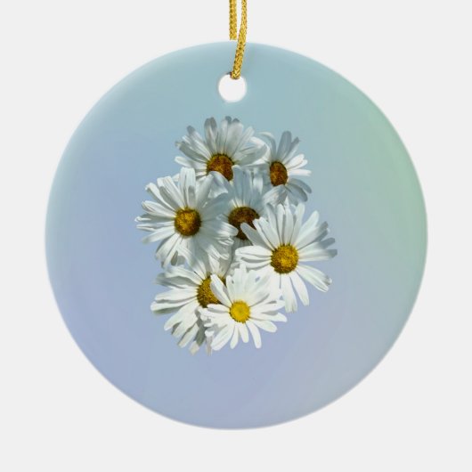 Daisies in Sunshine II Keramisch Ornament (Voorkant)