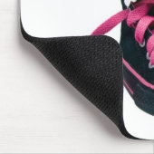 Daisies in zwarte Sneakers Muismat (Hoek)