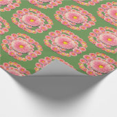 Daisies Inpakpapier, 30 in x 6 ft Cadeaupapier (Hoek)